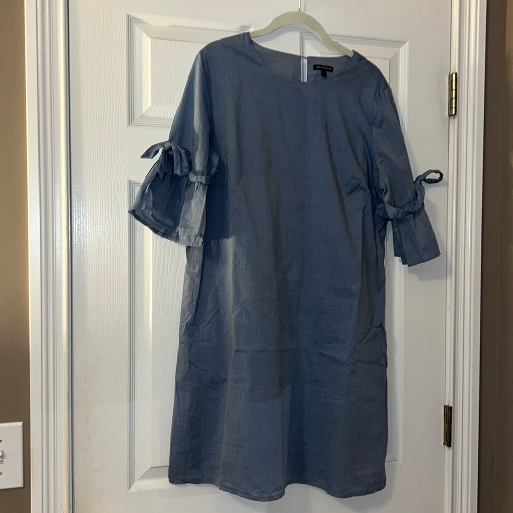 Beautiful Blue Chambrey Dress